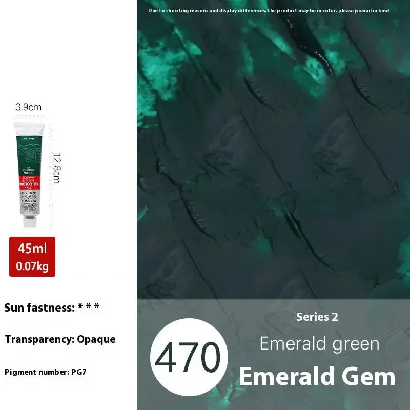 Winsor&Newton 45ML Oil Paint,Colorful Professionals Artist Drawing Tools for Canvas Wood,Crafts,Paper Art Stationery Supplies