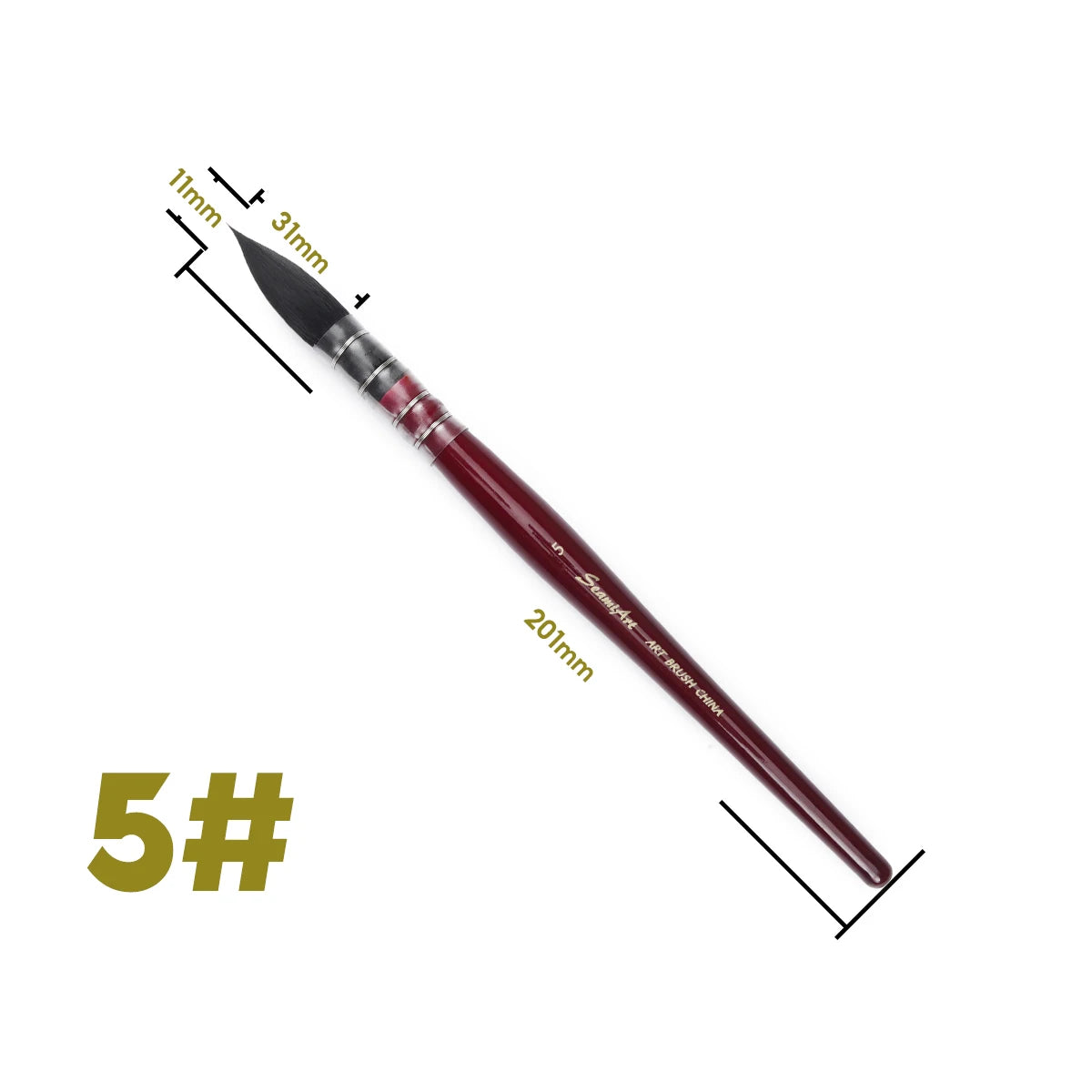 1Pcs Artist Hand-Painting Drawing Brushes Professional Watercolor Brush Pen for Water Color Painting Drawing School Art Supplies