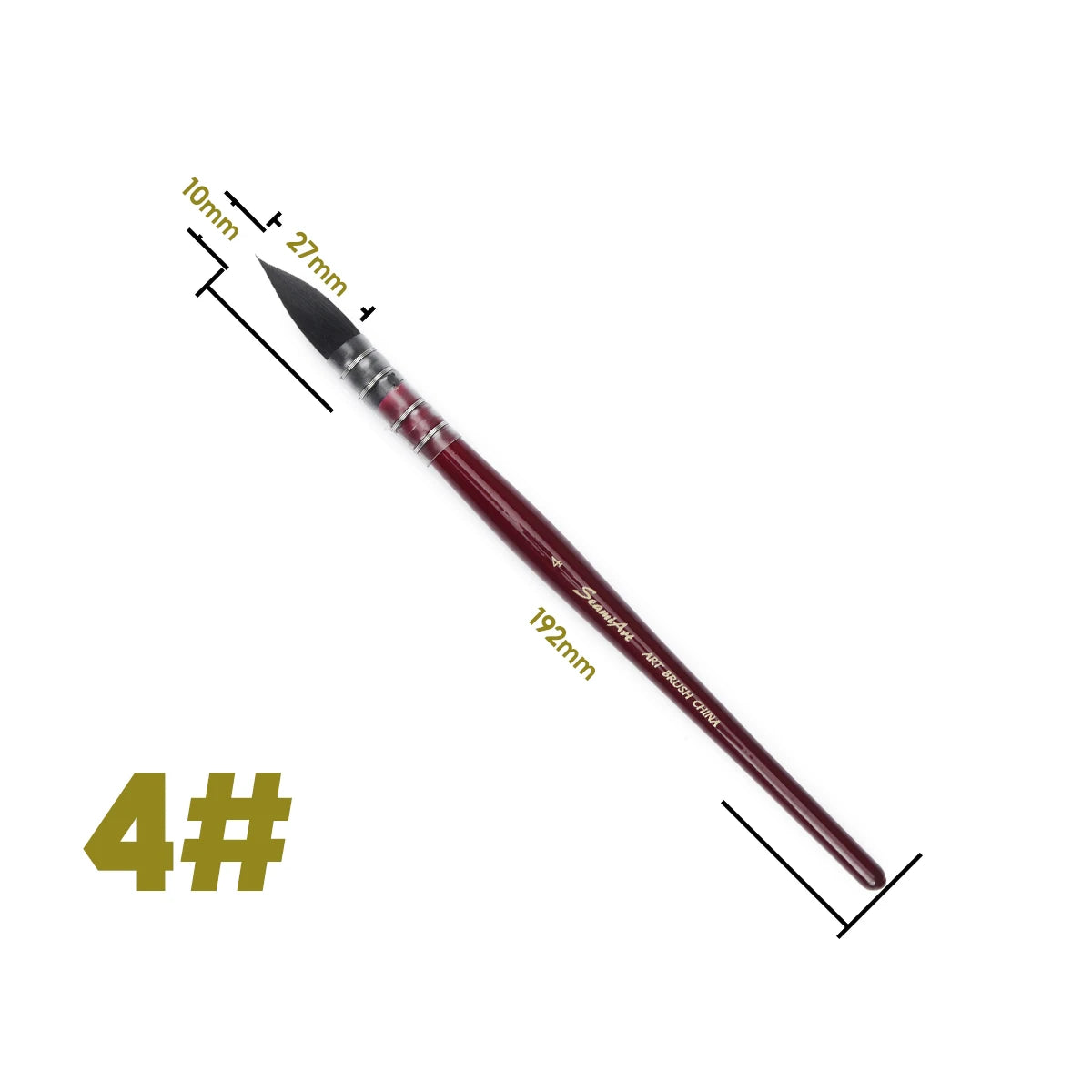 1Pcs Artist Hand-Painting Drawing Brushes Professional Watercolor Brush Pen for Water Color Painting Drawing School Art Supplies