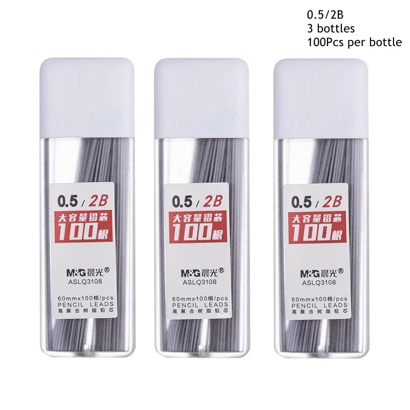 0.5/0.7mm Automatic Pencils Set HB/2B Refill Mechanical Pencil For Drawing Sketching Students School Supplies Cute Stationery