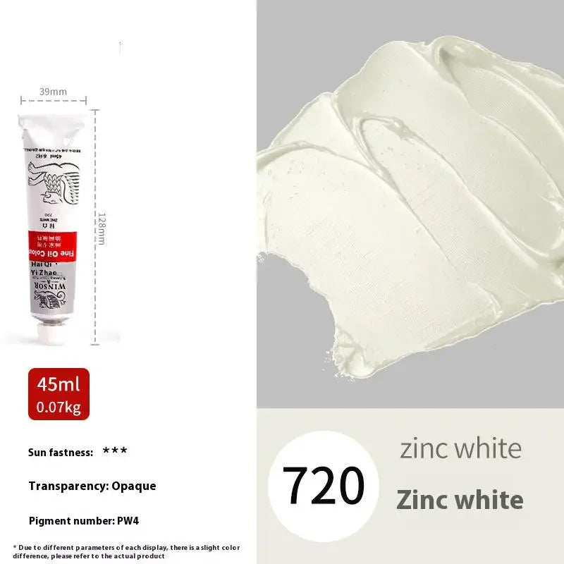 Winsor&Newton 45ML Oil Paint,Colorful Professionals Artist Drawing Tools for Canvas Wood,Crafts,Paper Art Stationery Supplies