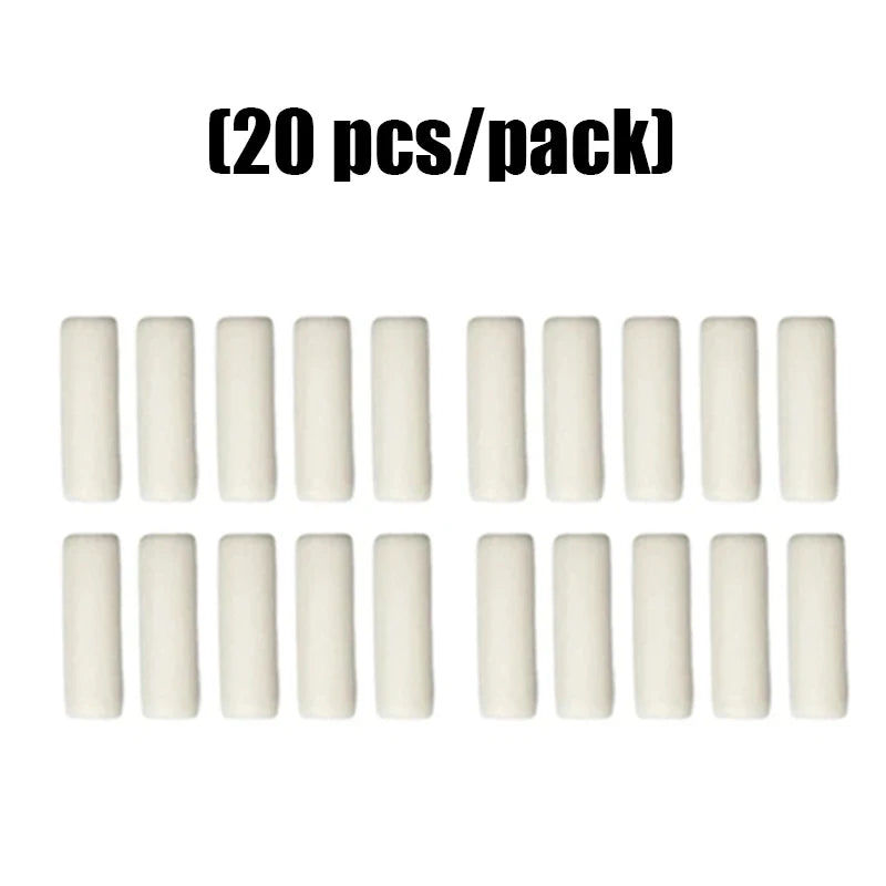 20pcs Mechanical Pencil Tail Mini Eraser, Replaceable Core, for Office Sketching, Drawing, Highlight, Writing Accessory Supplies