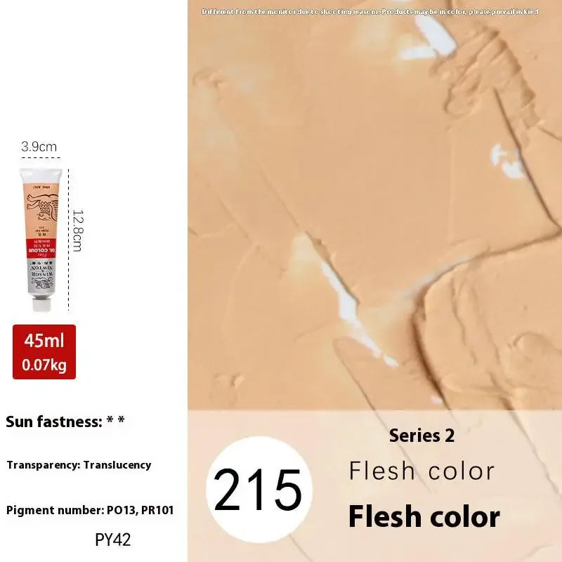 Winsor&Newton 45ML Oil Paint,Colorful Professionals Artist Drawing Tools for Canvas Wood,Crafts,Paper Art Stationery Supplies