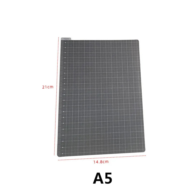 Weeks Travelers Notebook A5 A6 Writing Mat Pad PVC Grid Sewing Cutting Mats Ruler Board Drawing Clipboard Measuring Supplies