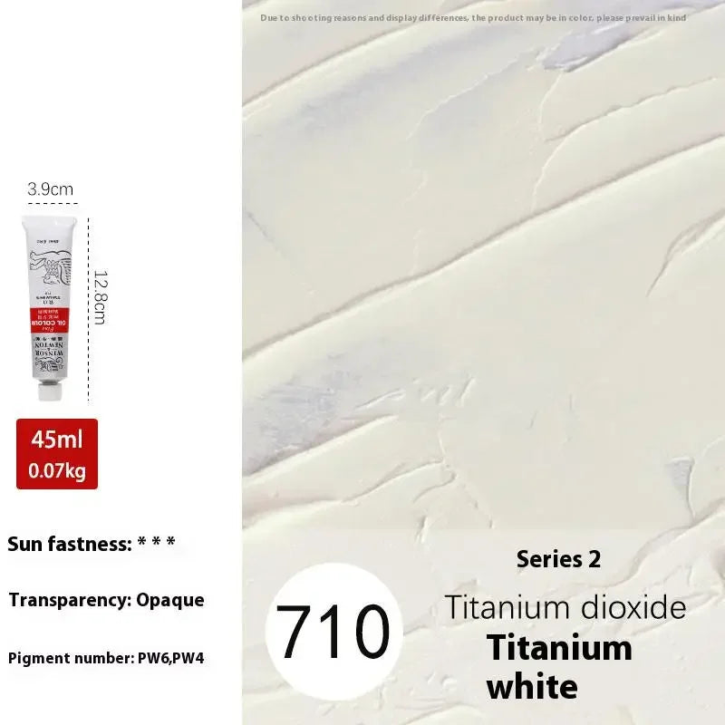 Winsor&Newton 45ML Oil Paint,Colorful Professionals Artist Drawing Tools for Canvas Wood,Crafts,Paper Art Stationery Supplies