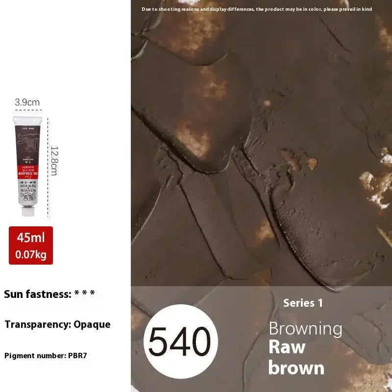 Winsor&Newton 45ML Oil Paint,Colorful Professionals Artist Drawing Tools for Canvas Wood,Crafts,Paper Art Stationery Supplies