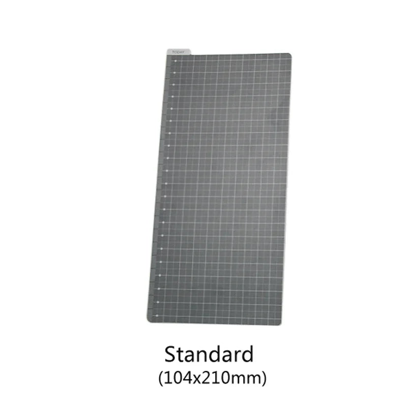 Weeks Travelers Notebook A5 A6 Writing Mat Pad PVC Grid Sewing Cutting Mats Ruler Board Drawing Clipboard Measuring Supplies