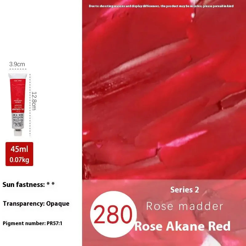 Winsor&Newton 45ML Oil Paint,Colorful Professionals Artist Drawing Tools for Canvas Wood,Crafts,Paper Art Stationery Supplies