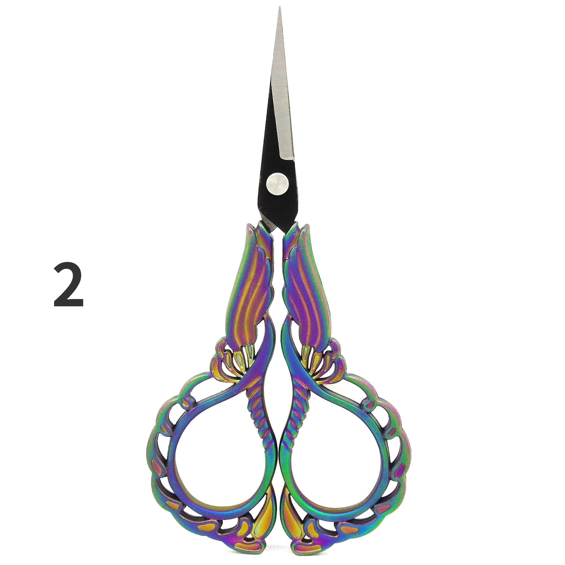 Mr. Paper Vintage Orchid Shaped Scissors High Appearance Creative Multifunctional Daily Tailor Clips Art Supplies 3 Style