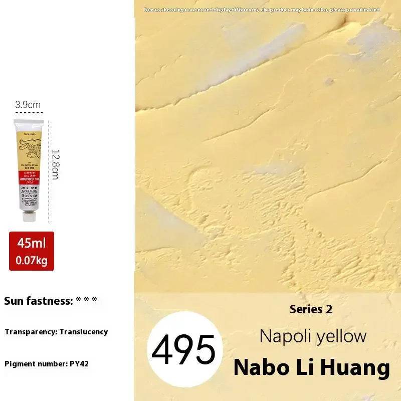 Winsor&Newton 45ML Oil Paint,Colorful Professionals Artist Drawing Tools for Canvas Wood,Crafts,Paper Art Stationery Supplies