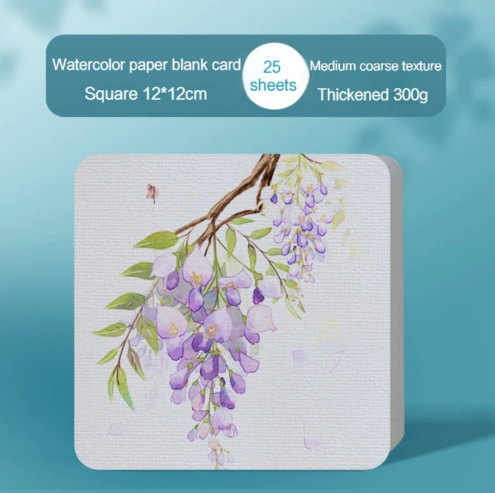 Watercolor Pad 300gsm Paper Thickened Cotton Pulp School Supplies Aquarela Students Grade Artist Drawing Painting Writing Paper