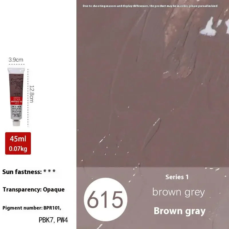 Winsor&Newton 45ML Oil Paint,Colorful Professionals Artist Drawing Tools for Canvas Wood,Crafts,Paper Art Stationery Supplies