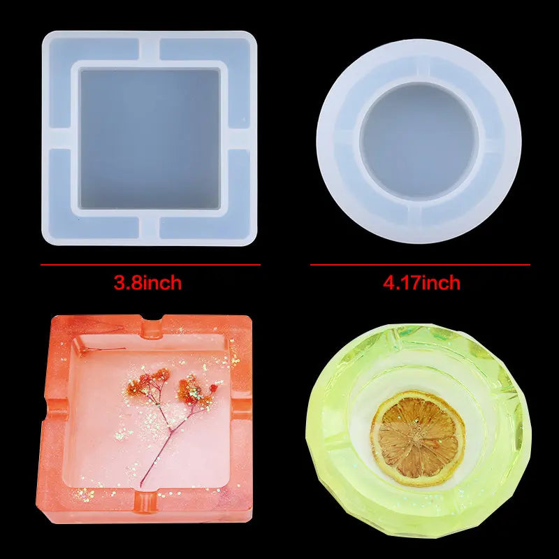 Silicone Resin Molds Kit Epoxy Resin Casting Molds Set Keychain Silicone Moule For Earring Jewelry Making DIY Craft Art Supplies