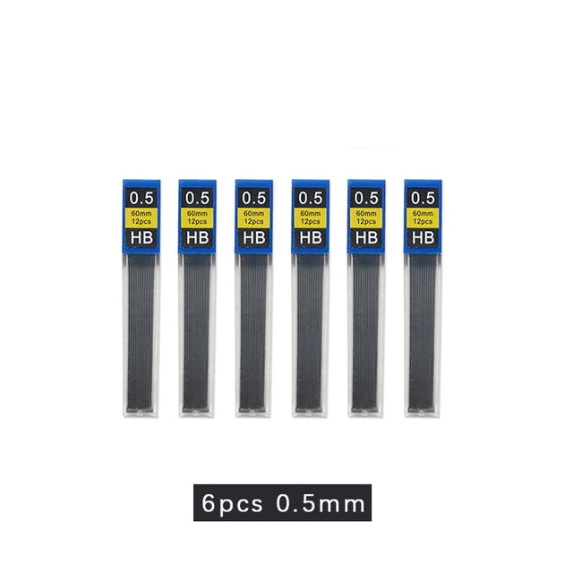 0.3 0.5 0.7 0.9 1.3 2.0 3.0mm Mechanical Pencil Full Metal Art Drawing Painting Automatic Pencil with Leads Office School Supply