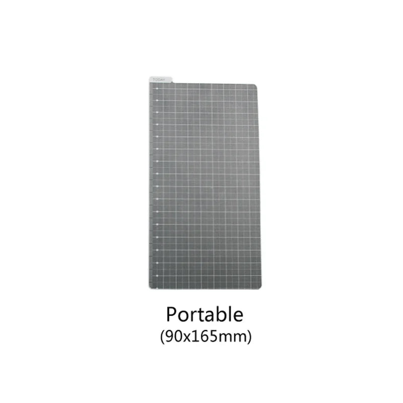 Weeks Travelers Notebook A5 A6 Writing Mat Pad PVC Grid Sewing Cutting Mats Ruler Board Drawing Clipboard Measuring Supplies