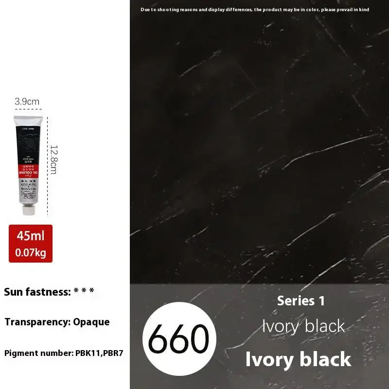 Winsor&Newton 45ML Oil Paint,Colorful Professionals Artist Drawing Tools for Canvas Wood,Crafts,Paper Art Stationery Supplies