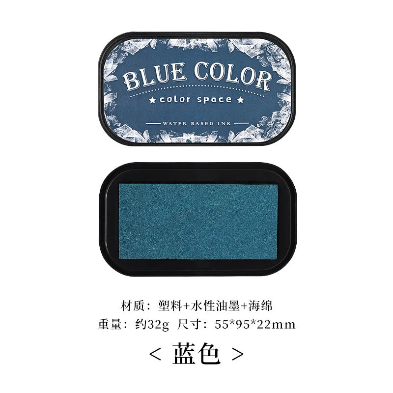 Color Space Series Water based Ink High density Sponge Inkpad Planner Art Scrapbook Supplies School Accessories Stationery