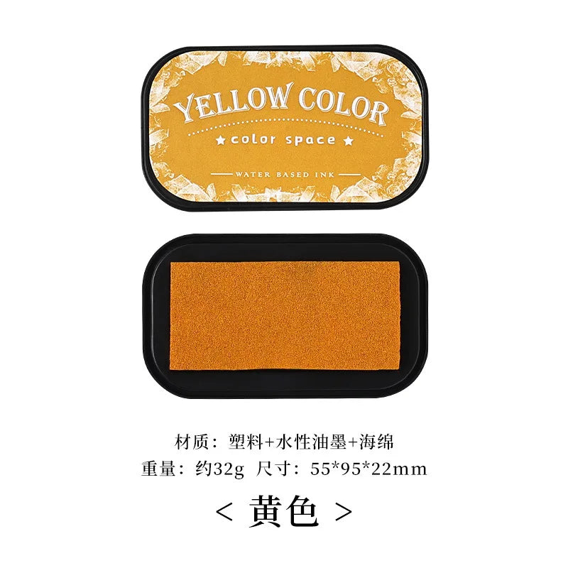 Color Space Series Water based Ink High density Sponge Inkpad Planner Art Scrapbook Supplies School Accessories Stationery