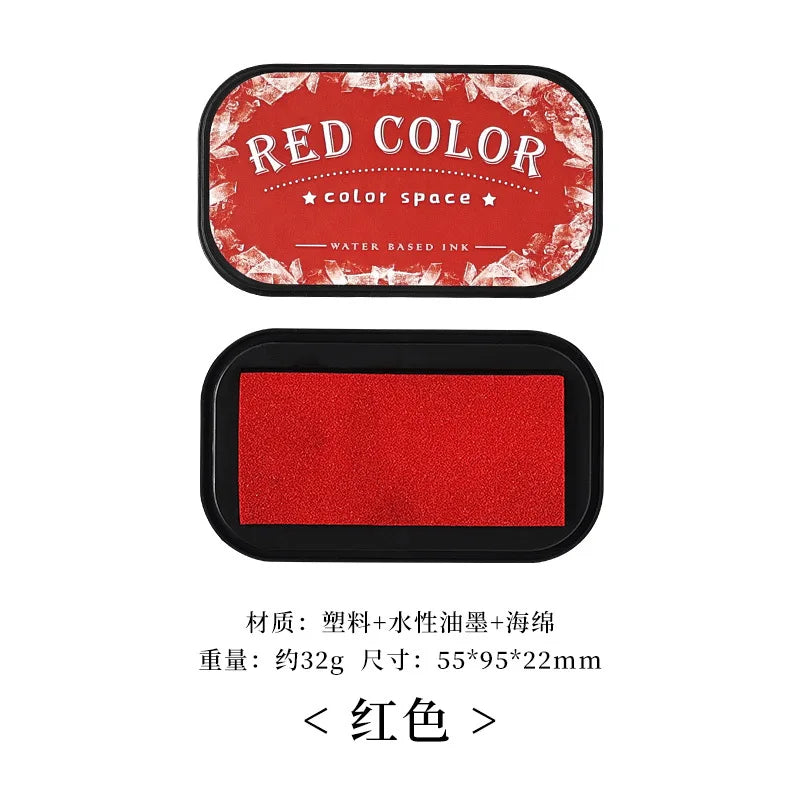 Color Space Series Water based Ink High density Sponge Inkpad Planner Art Scrapbook Supplies School Accessories Stationery