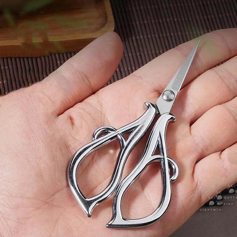 Maple Leaves Tailor'S Scissors Electroplated Retro Small Scissors DIY Apparel Sewing Supplies Arts & Crafts Office Scissors