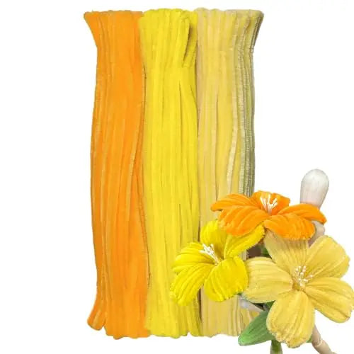 Plush Stick 30cm Chenille Stems Twisting Bar Pipe Cleaners Craft stamen Kids Creative Toys DIY Art Hand Flower Making Supplies