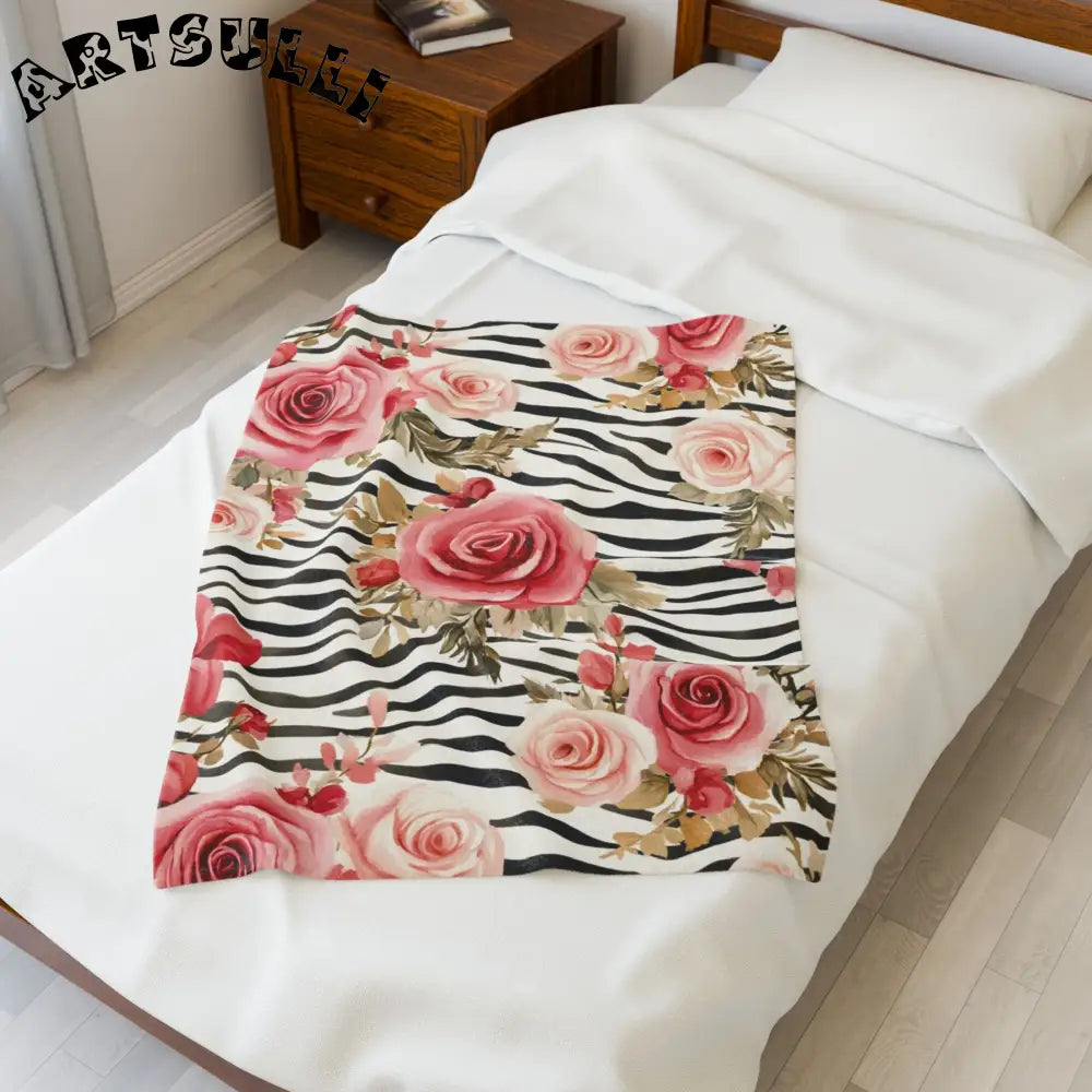 Velveteen Plush Blanket, Artsulli - Art is Long, Life is Short, All Over Prints, , , , , , , 