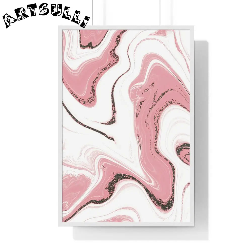 Vertical Framed Poster, Artsulli - Art is Long, Life is Short, Poster, Size, 24″ x 36″, Color, White, , , 56835907798991592949