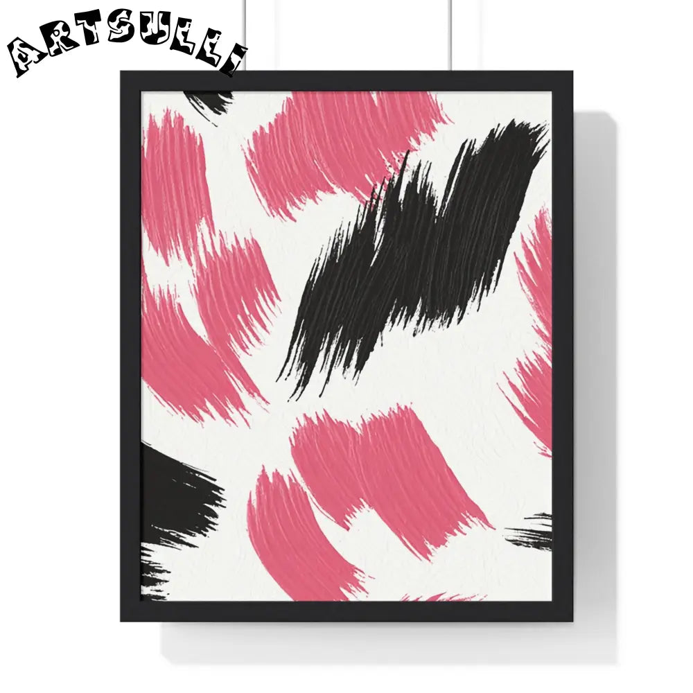 Vertical Framed Poster, Artsulli - Art is Long, Life is Short, Poster, Size, 16" x 20", Color, Black, , , 26985104371106221197