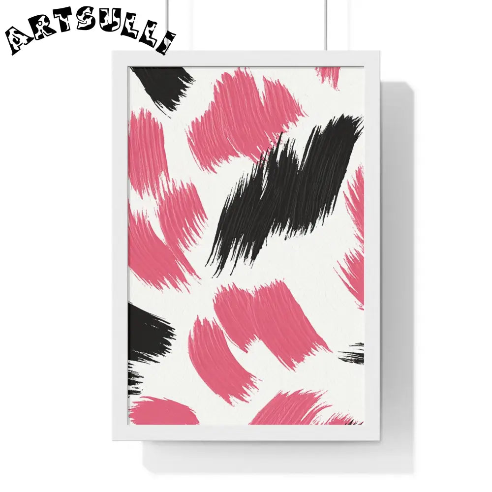 Vertical Framed Poster, Artsulli - Art is Long, Life is Short, Poster, Size, 12″ x 18″, Color, White, , , 31941084942991050280
