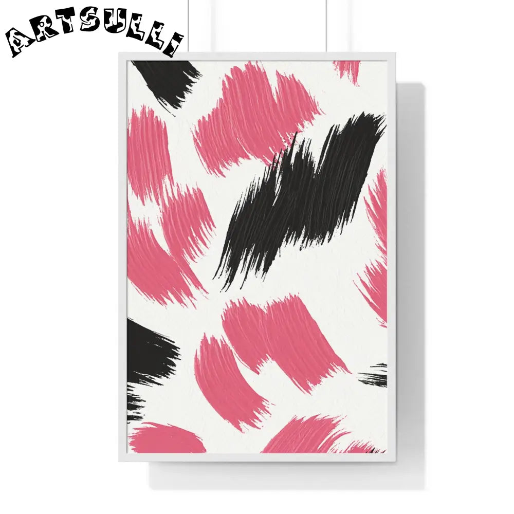 Vertical Framed Poster, Artsulli - Art is Long, Life is Short, Poster, Size, 24″ x 36″, Color, White, , , 17204127931123550154