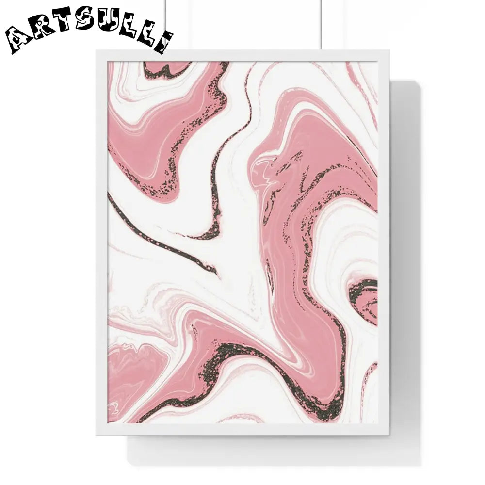 Vertical Framed Poster, Artsulli - Art is Long, Life is Short, Poster, Size, 18″ x 24″, Color, White, , , 16077878961055745284