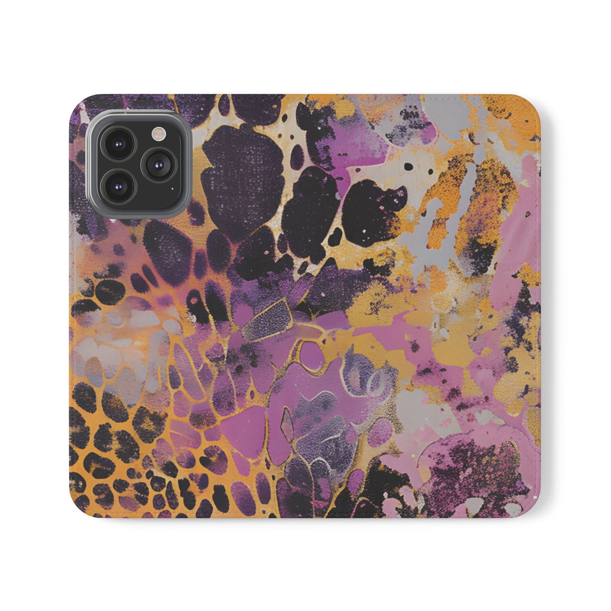Vibrant Abstract Art Flip Cases, Artsulli - Art is Long, Life is Short, Phone Case, Size, iPhone 13 Pro Max, , , , , 76357358635145980213