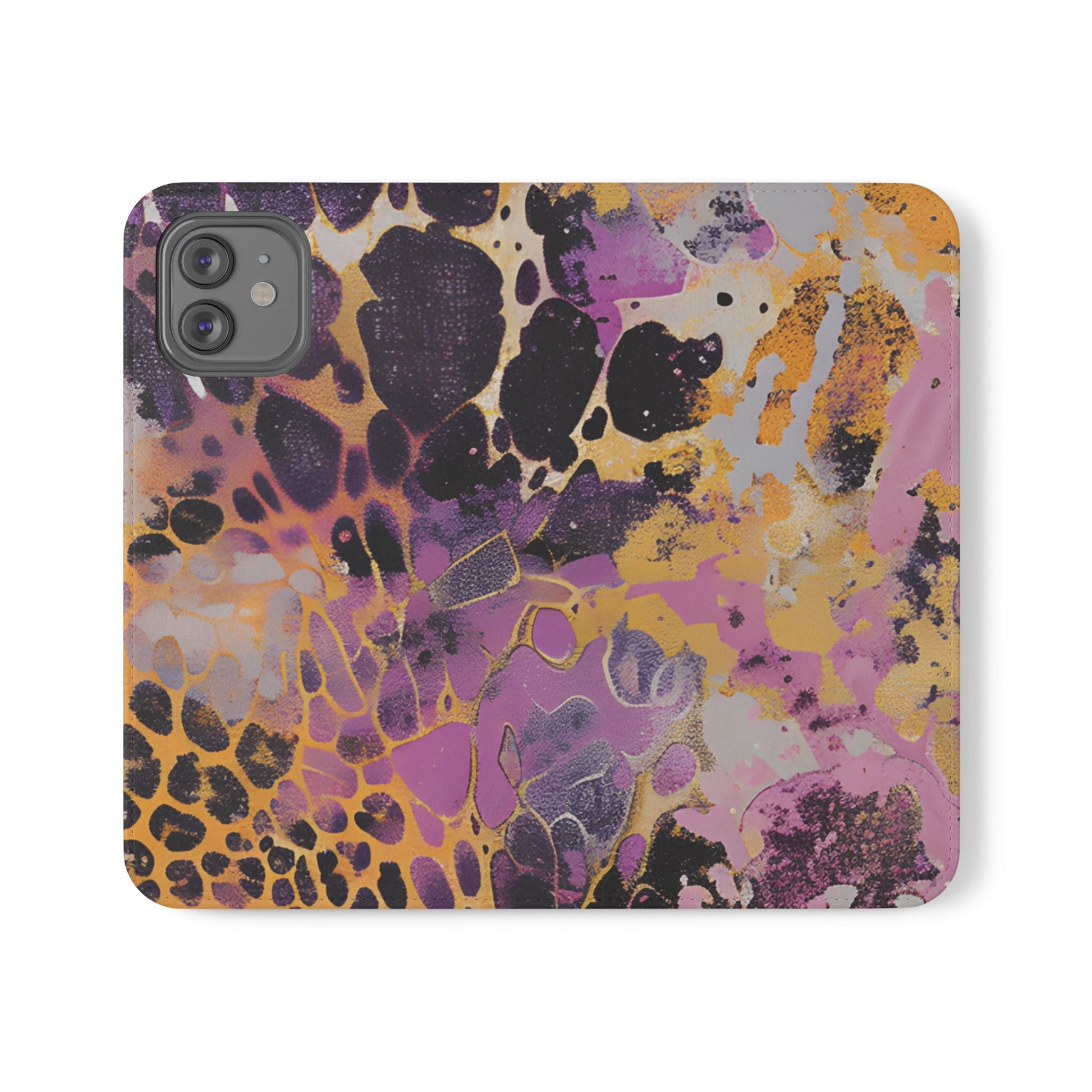 Vibrant Abstract Art Flip Cases, Artsulli - Art is Long, Life is Short, Phone Case, Size, iPhone 12, , , , , 31518475081922182992