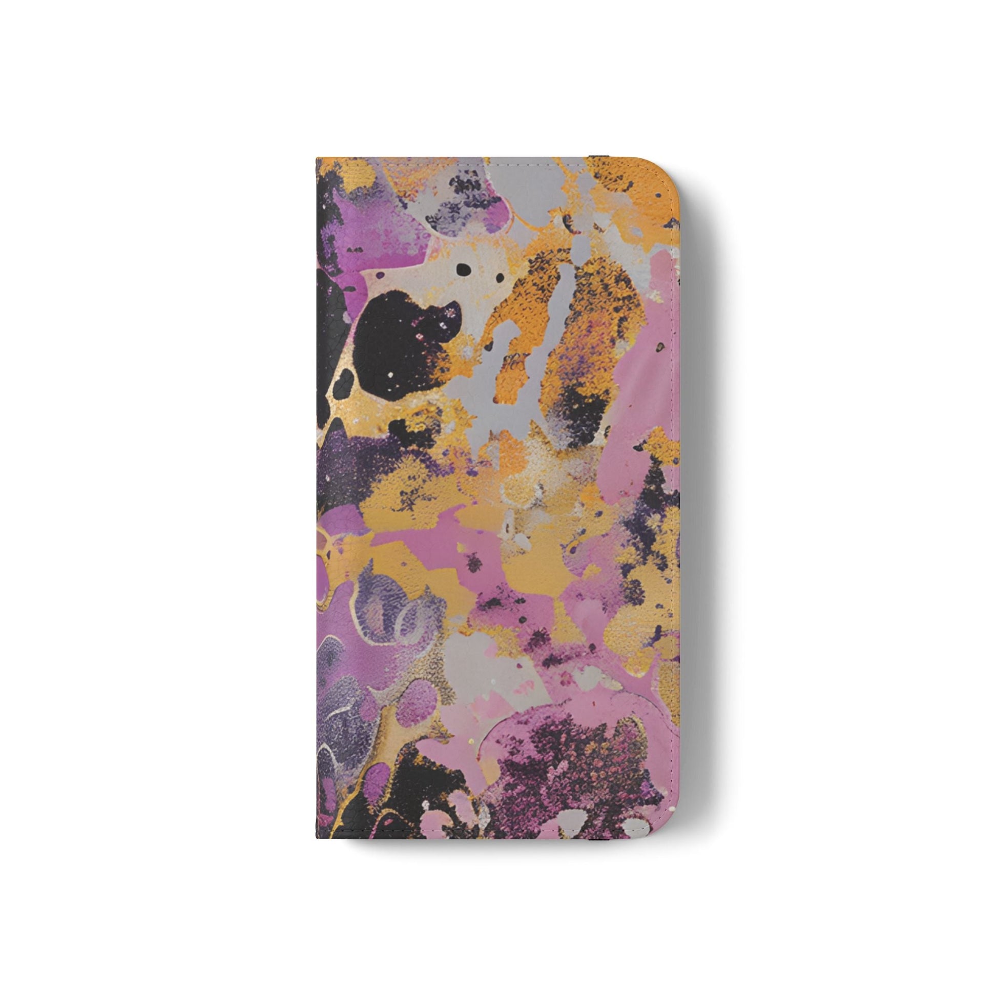 Vibrant Abstract Art Flip Cases, Artsulli - Art is Long, Life is Short, Phone Case, , , , , , , 