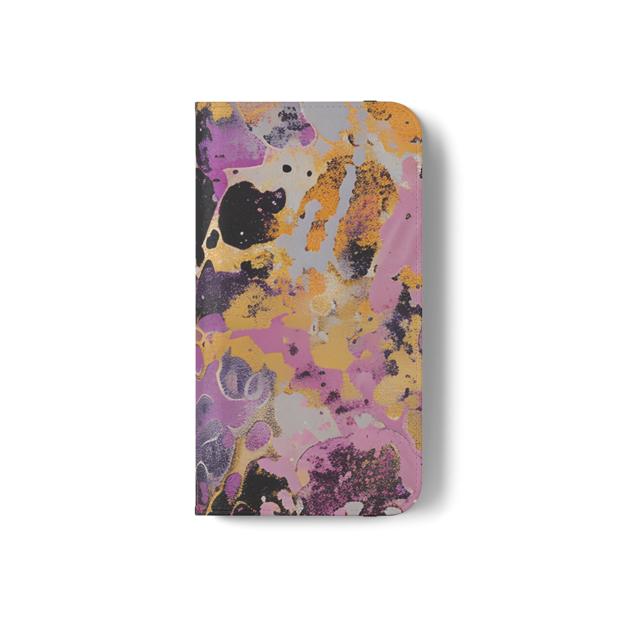 Vibrant Abstract Art Flip Cases, Artsulli - Art is Long, Life is Short, Phone Case, , , , , , , 