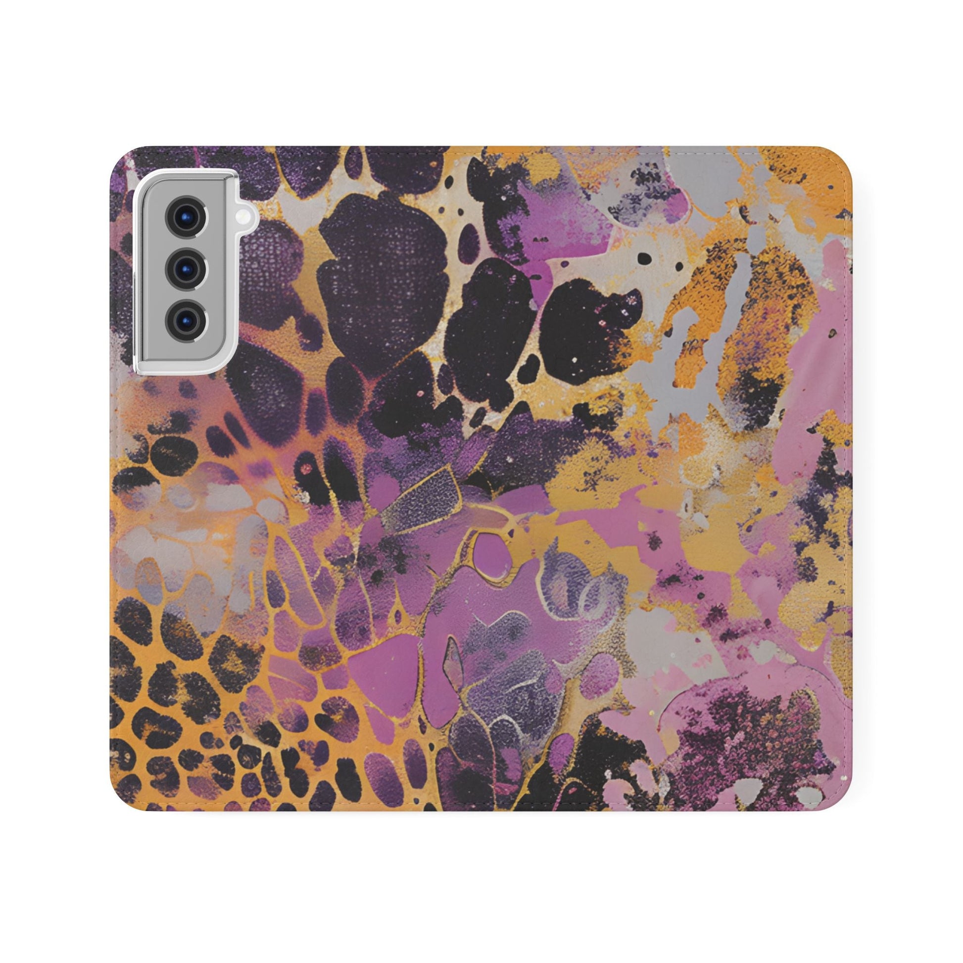 Vibrant Abstract Art Flip Cases, Artsulli - Art is Long, Life is Short, Phone Case, Size, Samsung Galaxy S21, , , , , 19042983146119523862