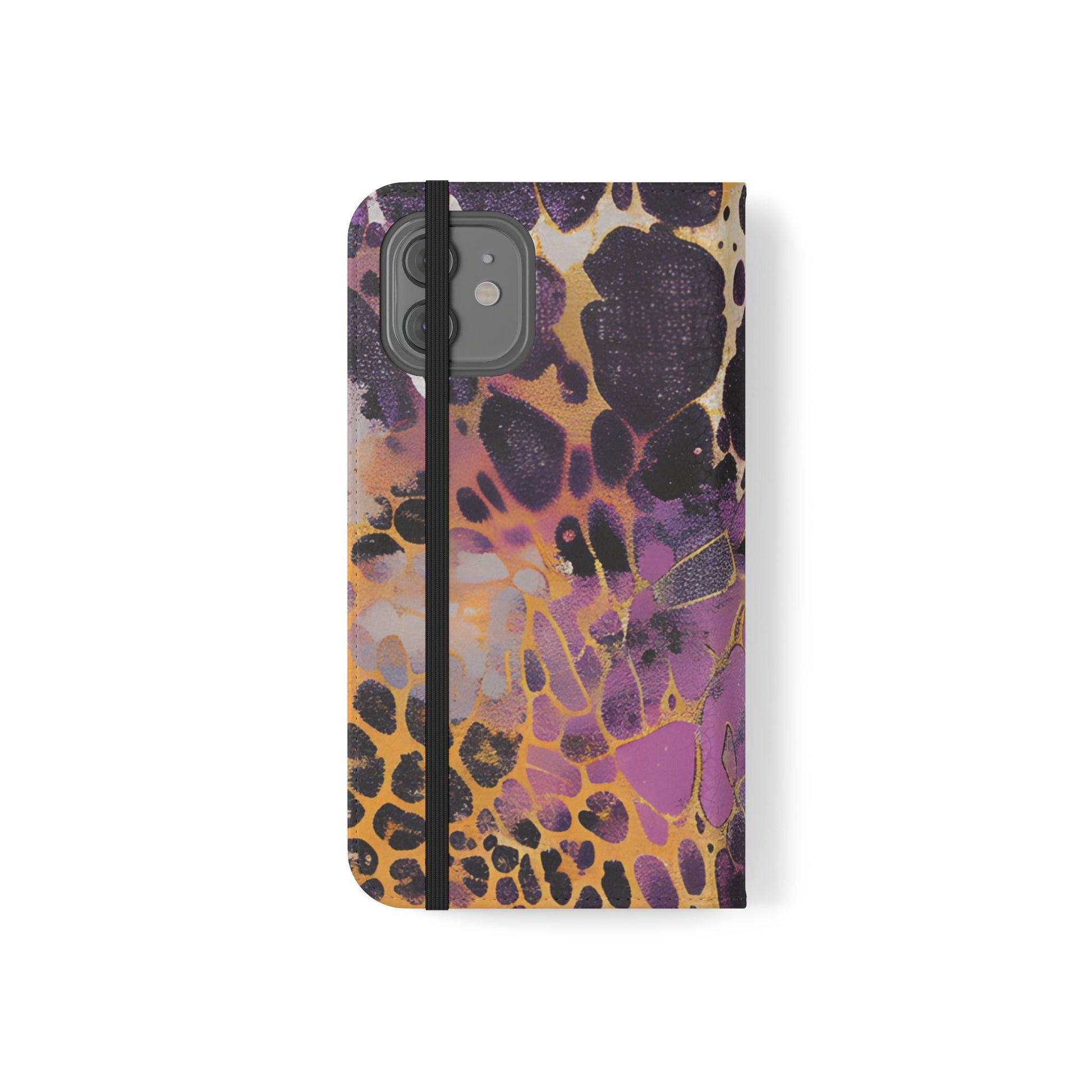 Vibrant Abstract Art Flip Cases, Artsulli - Art is Long, Life is Short, Phone Case, , , , , , , 