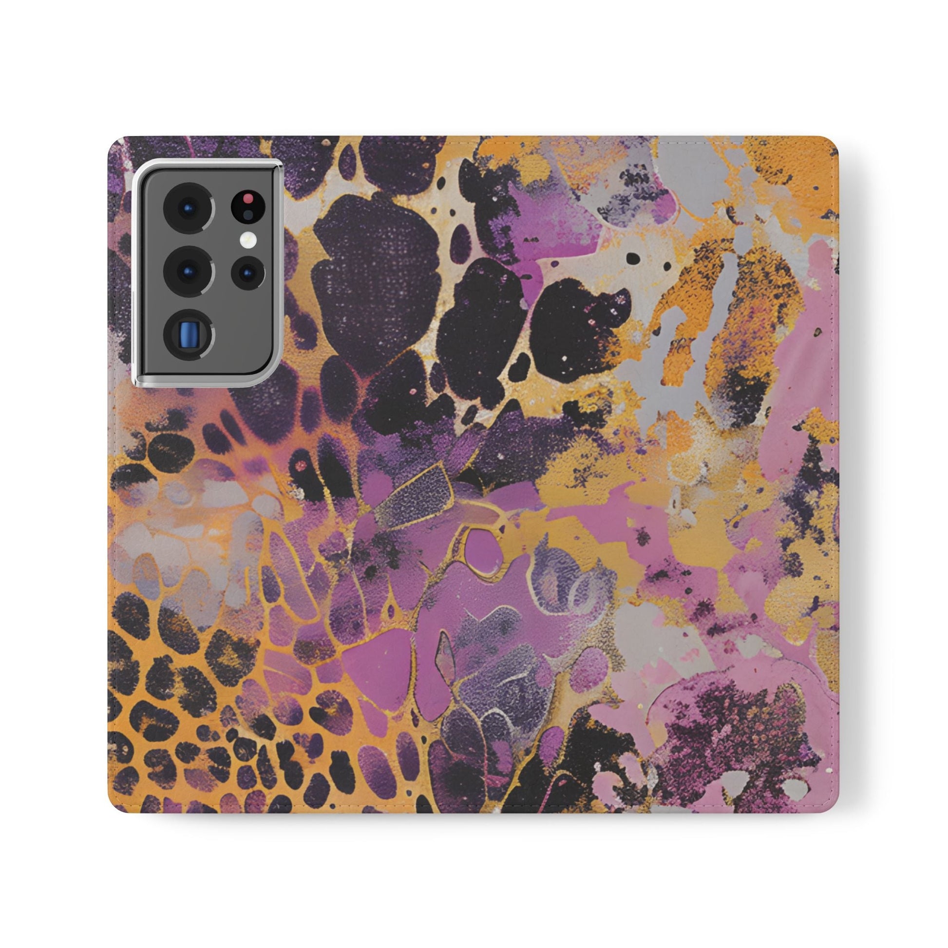 Vibrant Abstract Art Flip Cases, Artsulli - Art is Long, Life is Short, Phone Case, Size, Samsung Galaxy S21 Ultra, , , , , 17154714142341135867