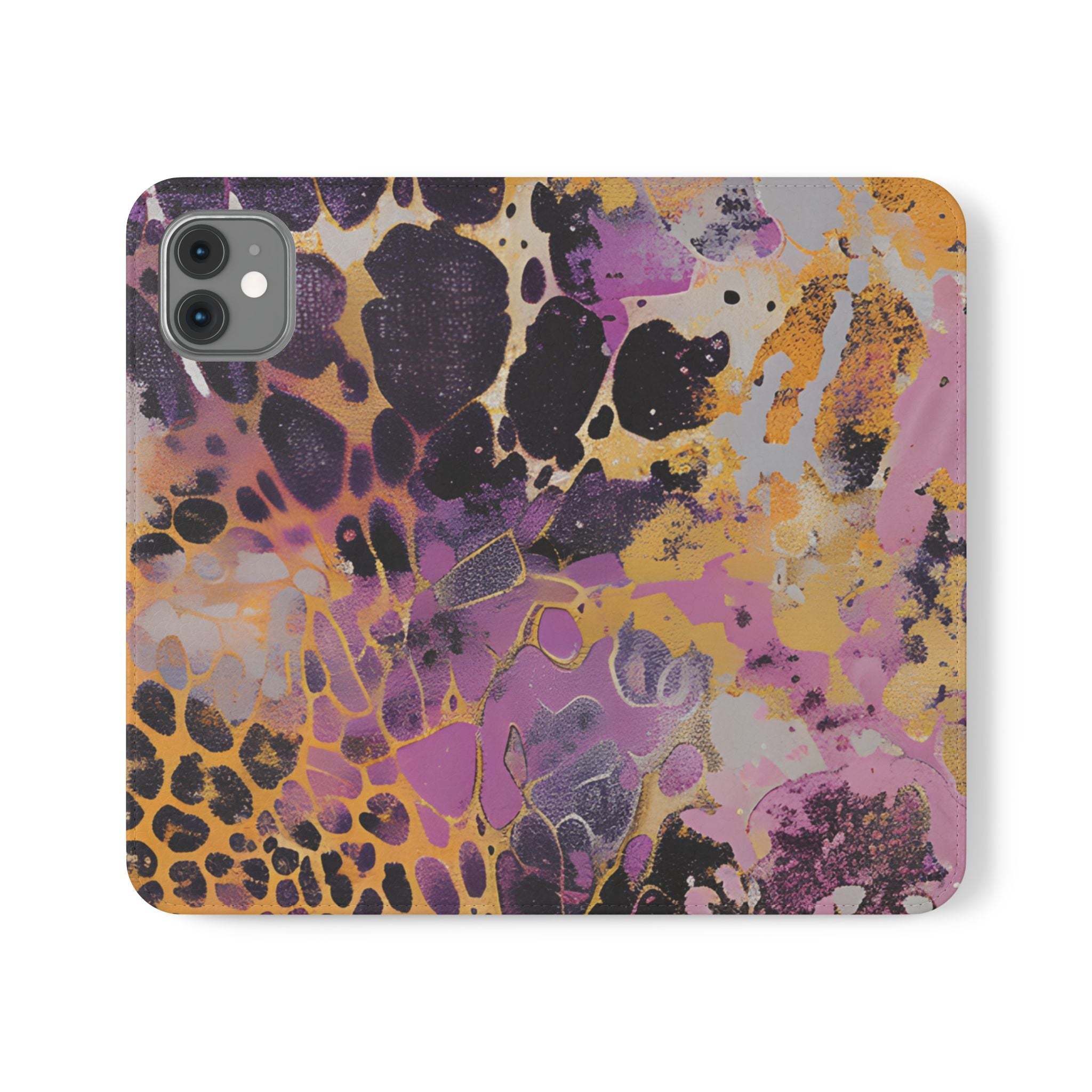 Vibrant Abstract Art Flip Cases, Artsulli - Art is Long, Life is Short, Phone Case, Size, iPhone 11, , , , , 22529033306118509026