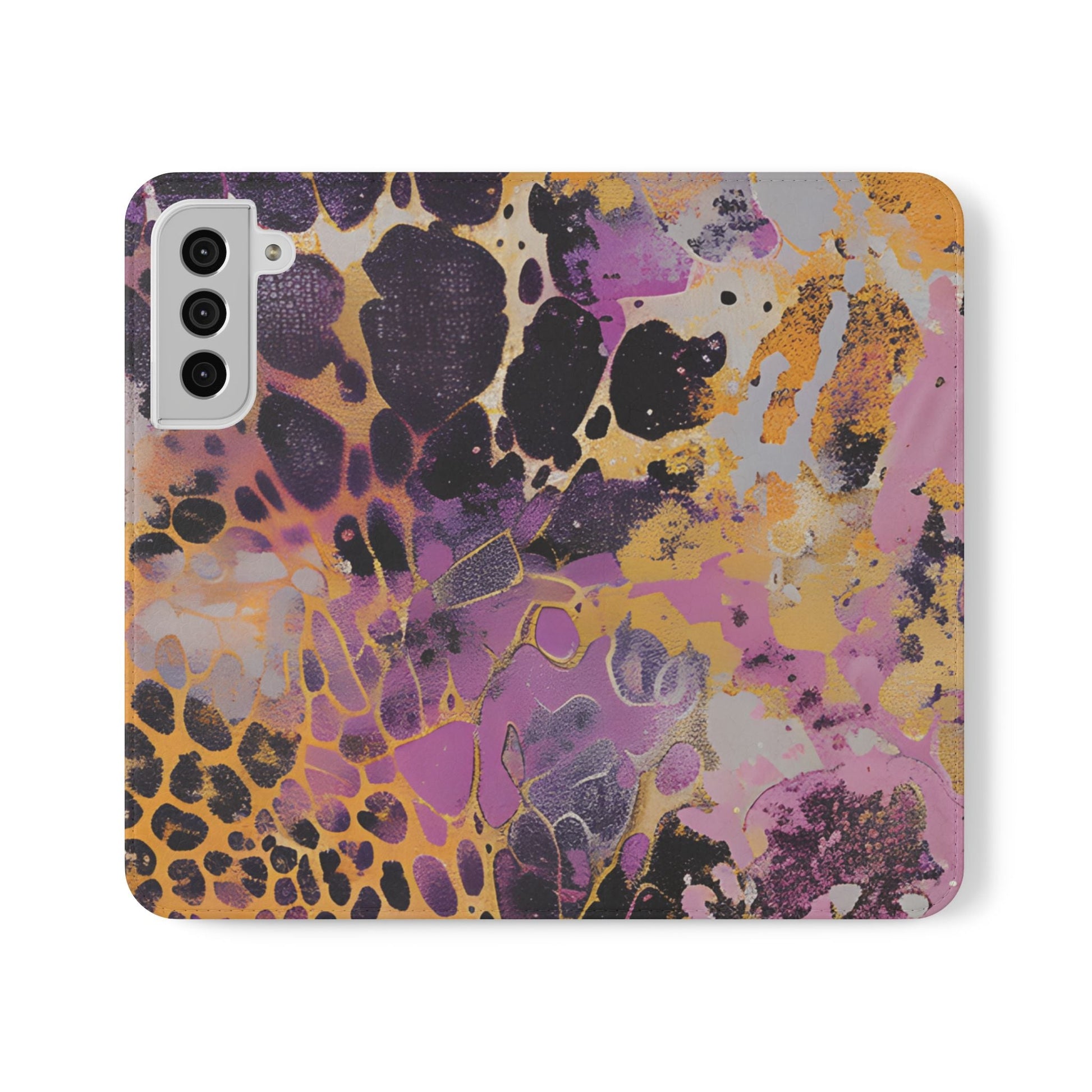 Vibrant Abstract Art Flip Cases, Artsulli - Art is Long, Life is Short, Phone Case, Size, Samsung Galaxy S22 Plus, , , , , 23099276052047130971