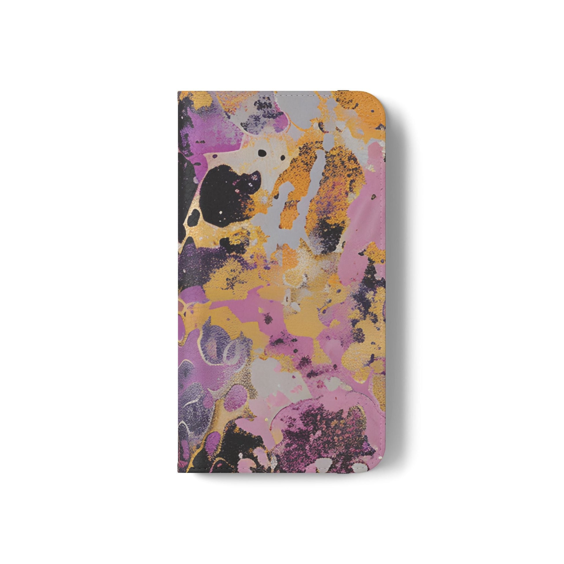 Vibrant Abstract Art Flip Cases, Artsulli - Art is Long, Life is Short, Phone Case, , , , , , , 