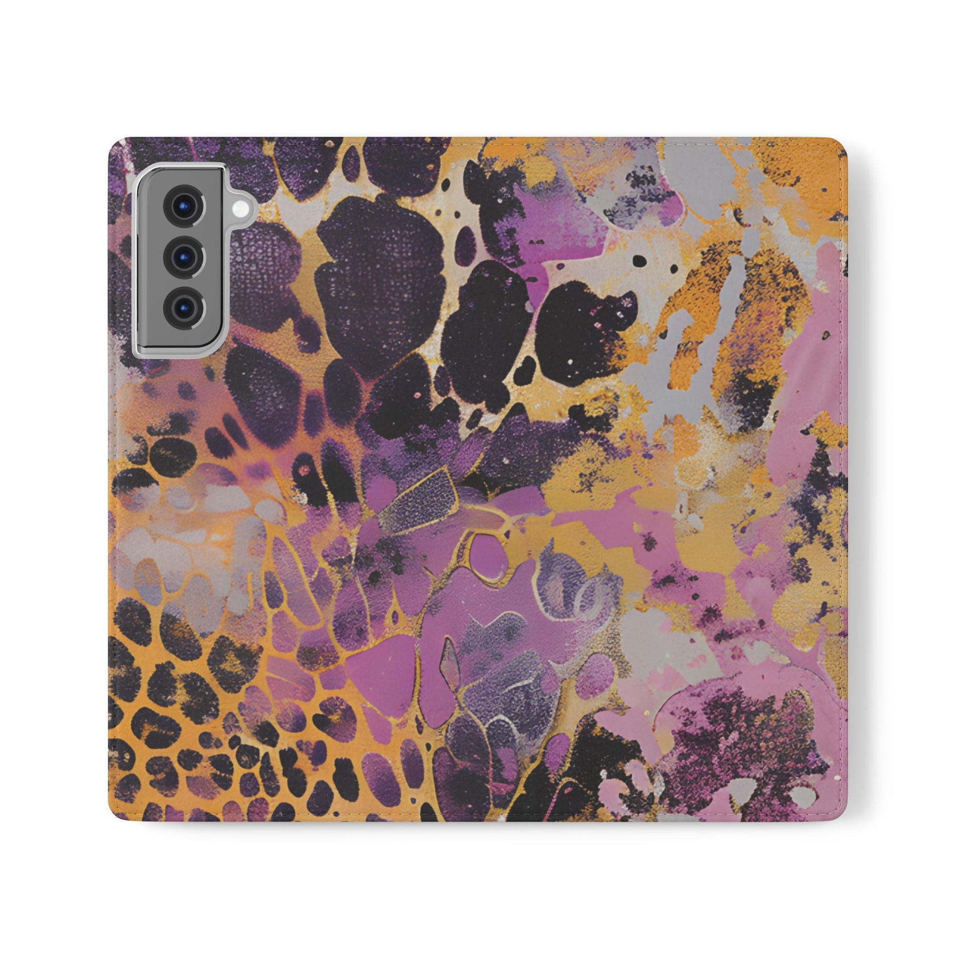Vibrant Abstract Art Flip Cases, Artsulli - Art is Long, Life is Short, Phone Case, Size, Samsung Galaxy S21 Plus, , , , , 22830588944188263747