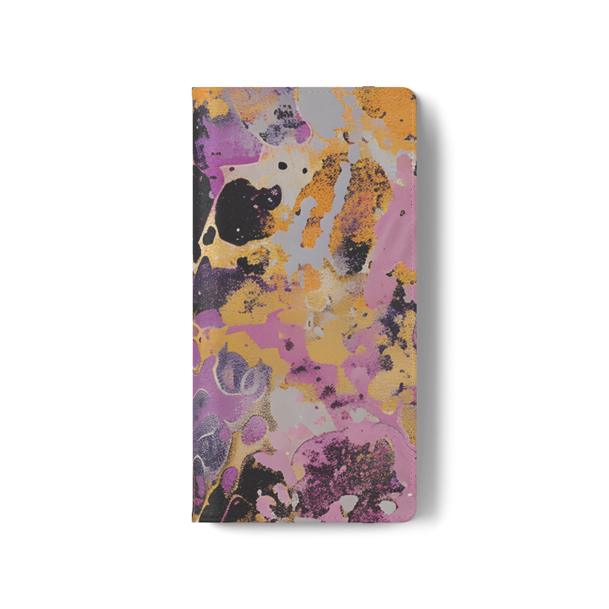 Vibrant Abstract Art Flip Cases, Artsulli - Art is Long, Life is Short, Phone Case, , , , , , , 
