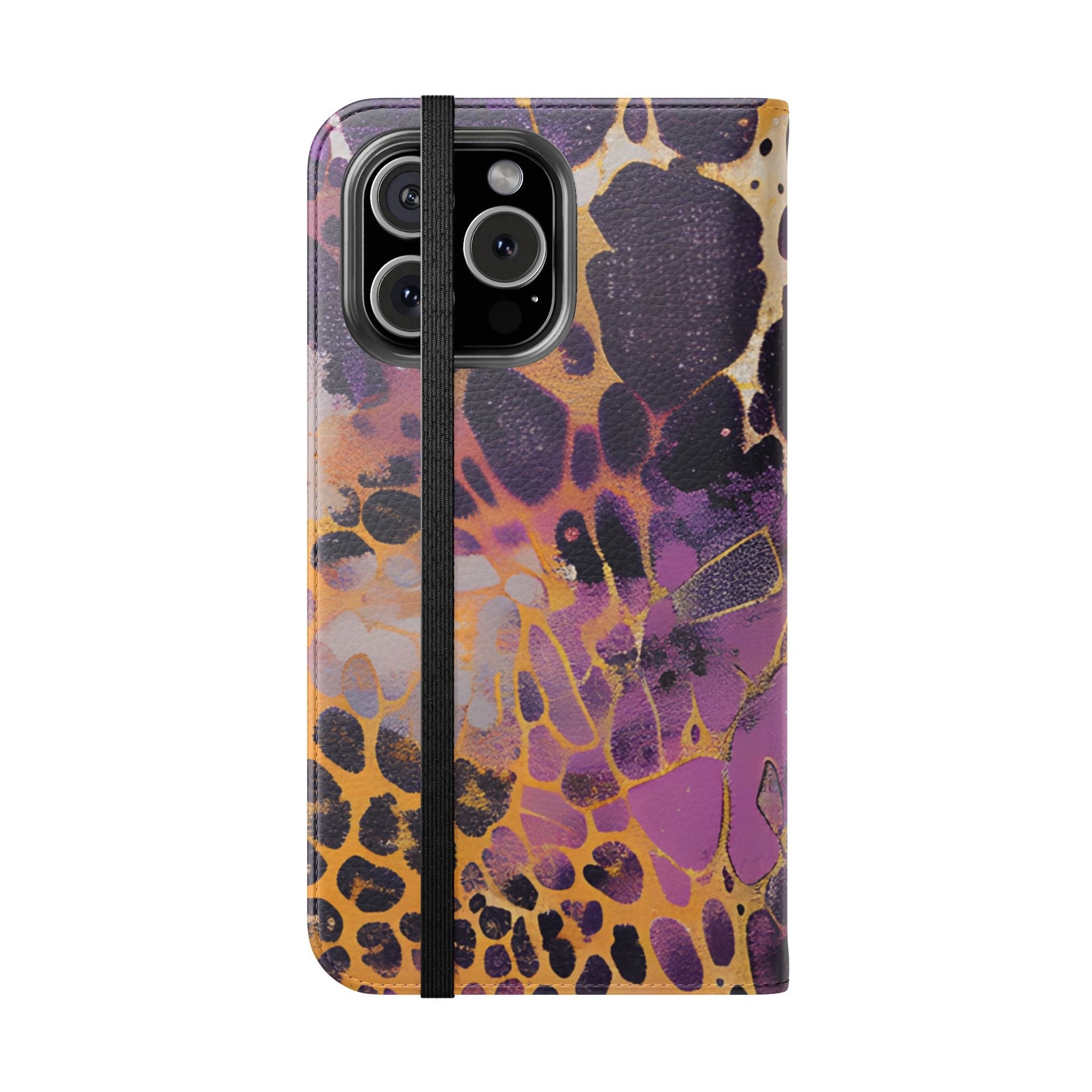 Vibrant Abstract Art Flip Cases, Artsulli - Art is Long, Life is Short, Phone Case, , , , , , , 