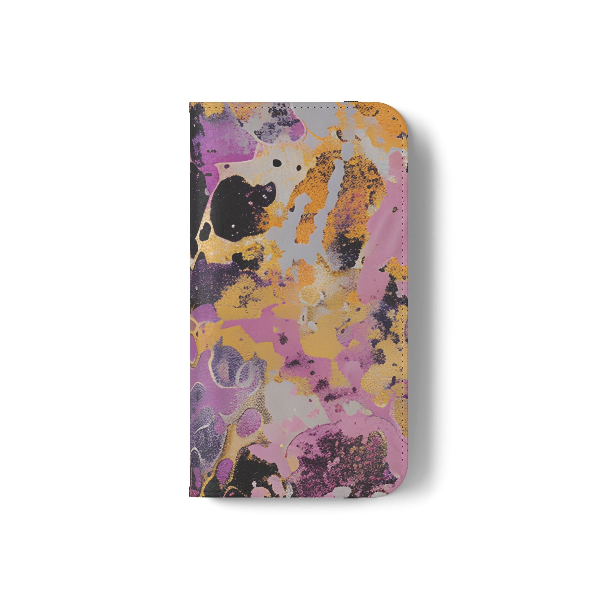 Vibrant Abstract Art Flip Cases, Artsulli - Art is Long, Life is Short, Phone Case, , , , , , , 