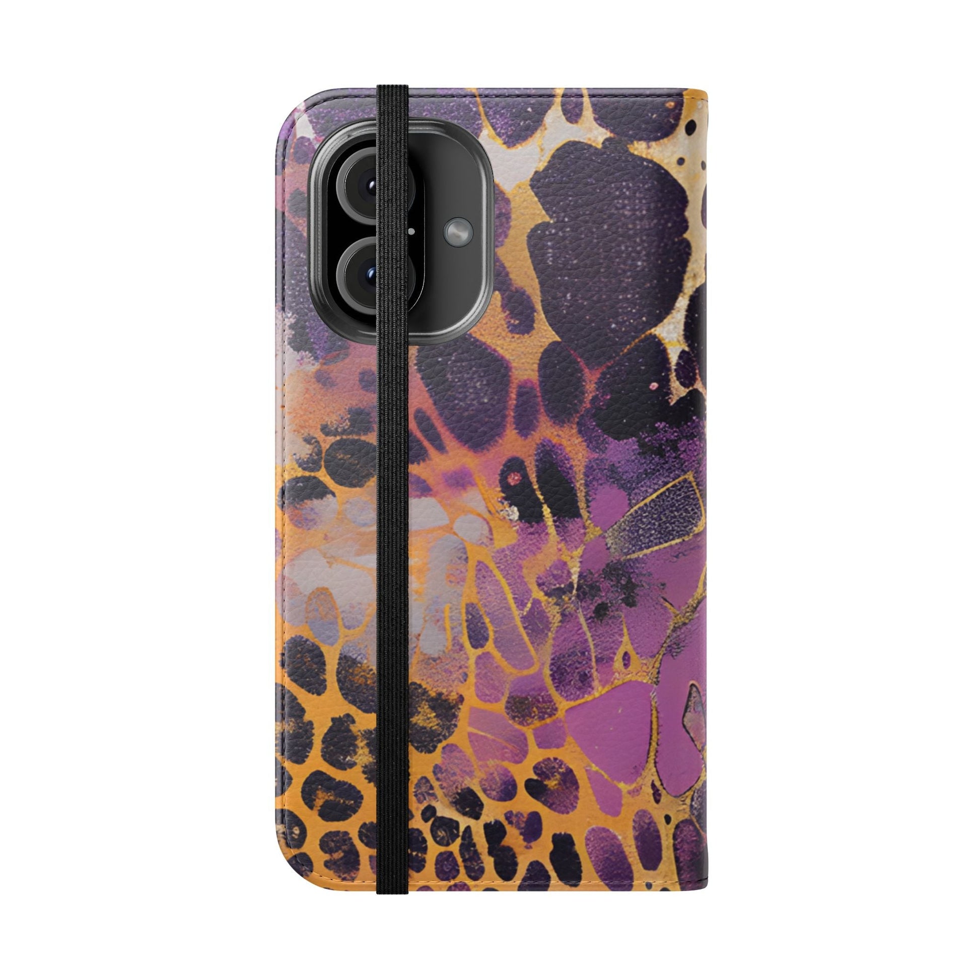 Vibrant Abstract Art Flip Cases, Artsulli - Art is Long, Life is Short, Phone Case, , , , , , , 