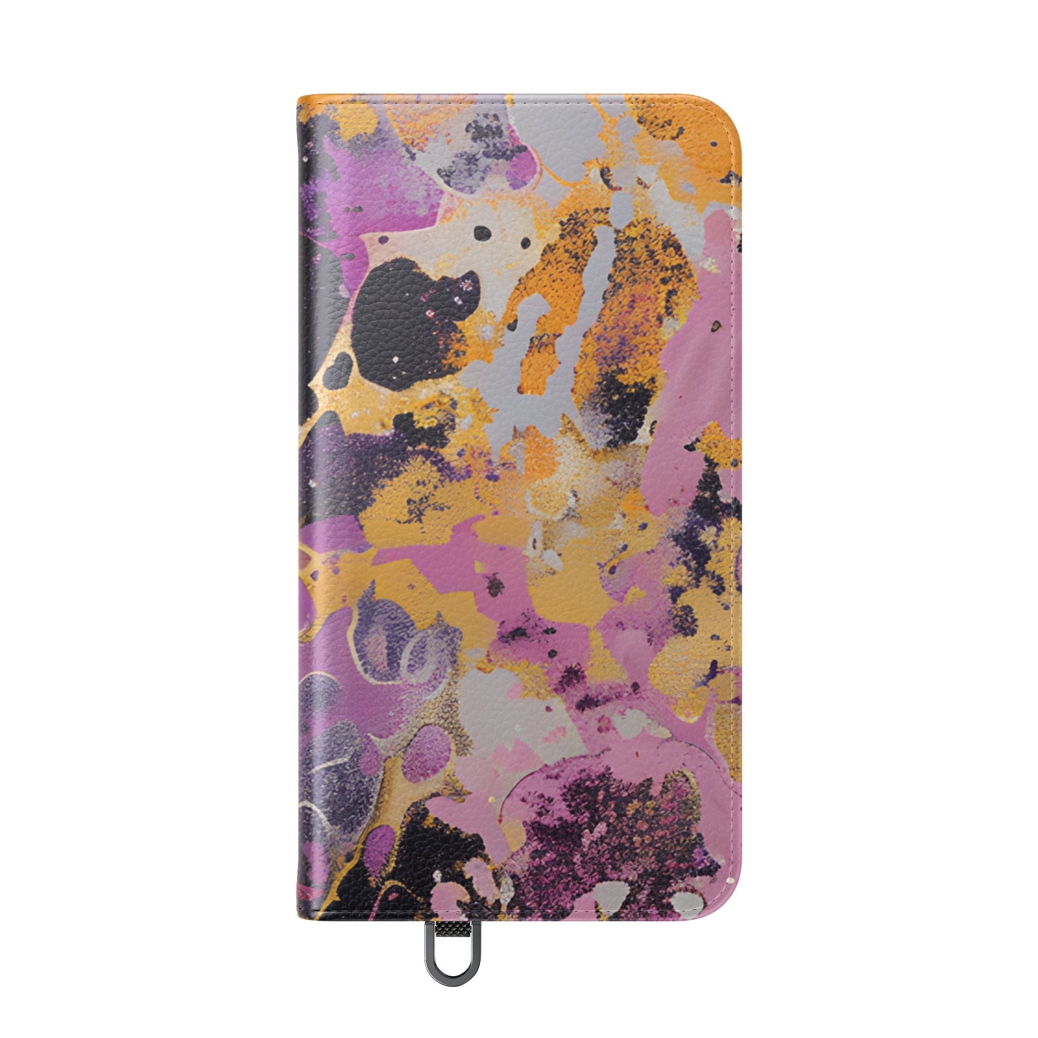 Vibrant Abstract Art Flip Cases, Artsulli - Art is Long, Life is Short, Phone Case, , , , , , , 