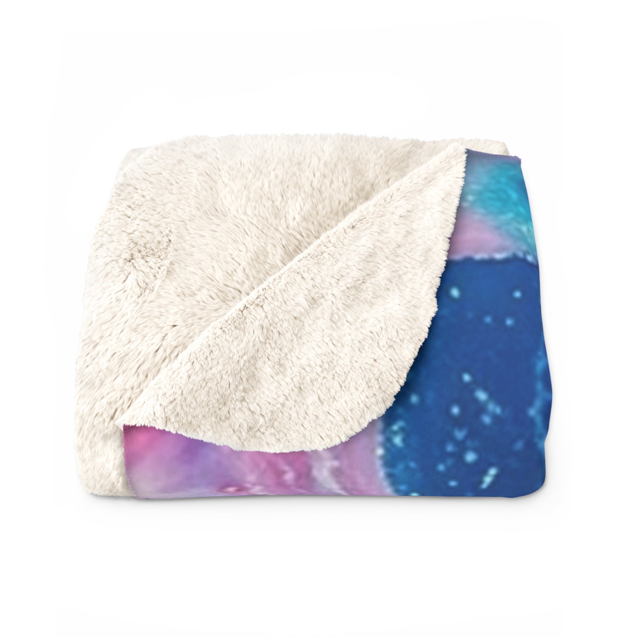 Printify Vibrant Abstract Art Sherpa Fleece Blanket 2025
