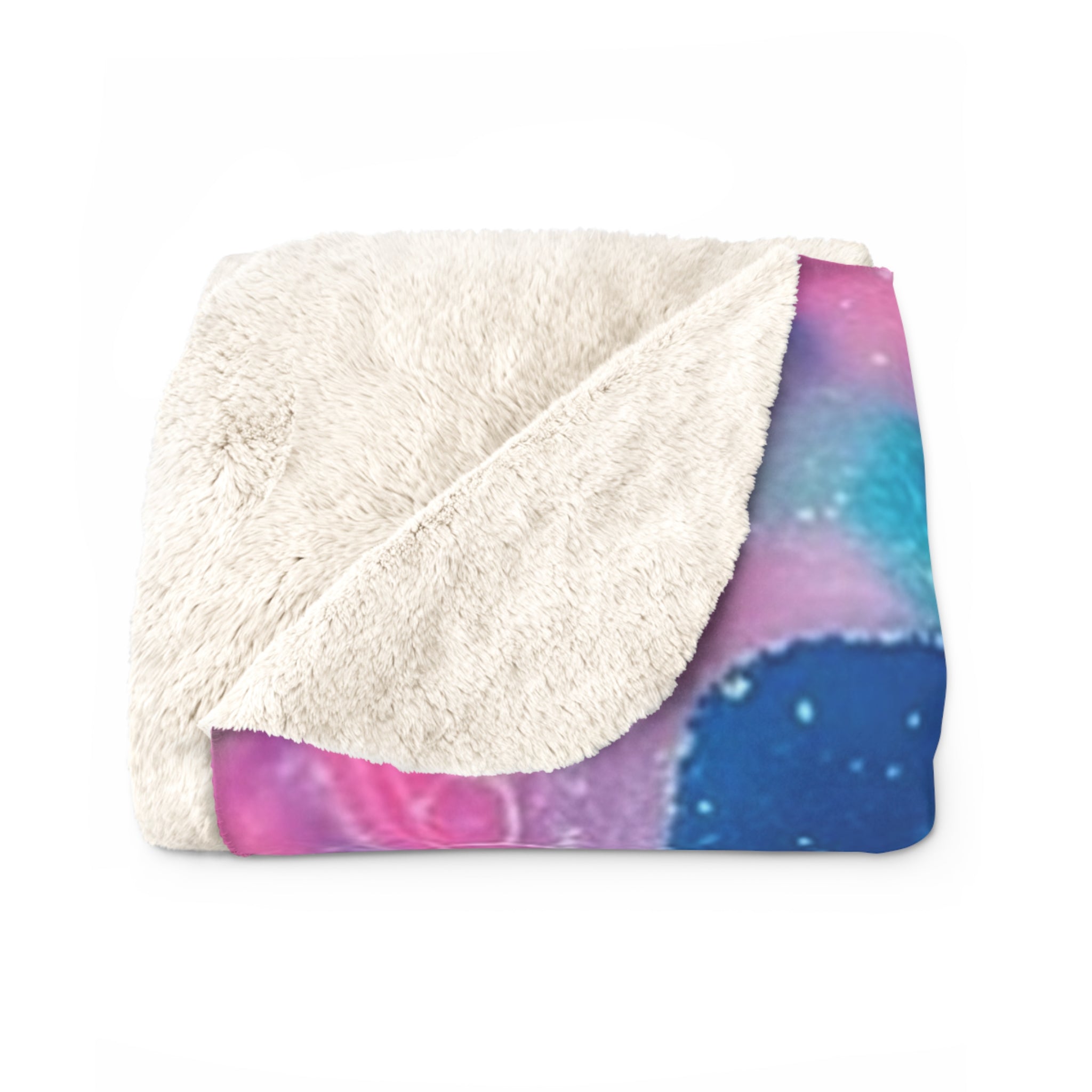 Printify Vibrant Abstract Art Sherpa Fleece Blanket 2025