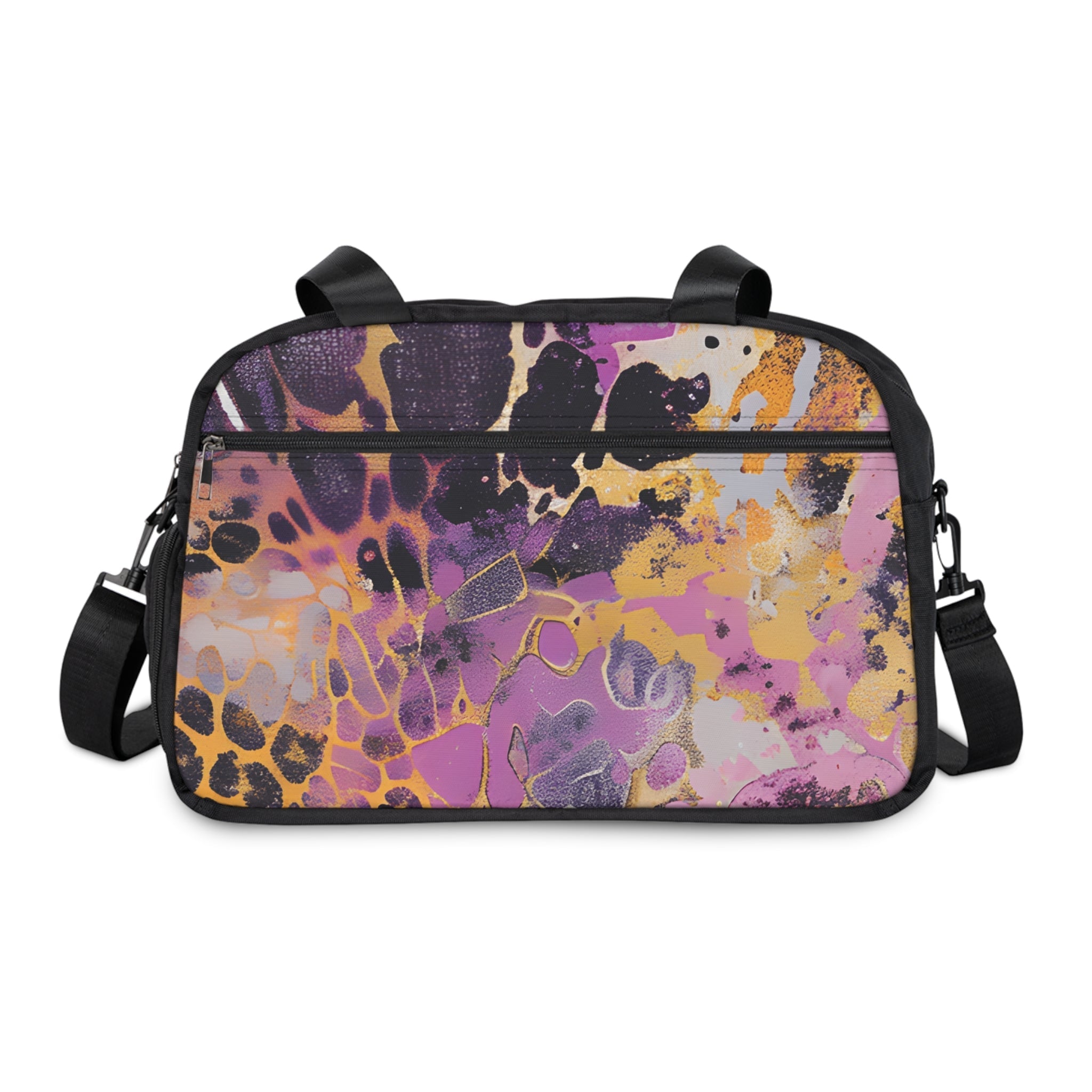 Vibrant Abstract Fitness Handbag, Artsulli - Art is Long, Life is Short, Bags, , , , , , , 